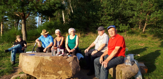 Wanderung Sonnenuntergang an der Hirtzeck-Aussicht, 
05. September 2021